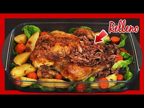 😋 Cómo Hacer POLLO RELLENO AL HORNO ► Receta para NAVIDAD al estilo Cubano