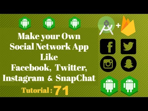 Firebase Social Network App Android Studio Tutorial 02 Creating and Connect App to Firebase