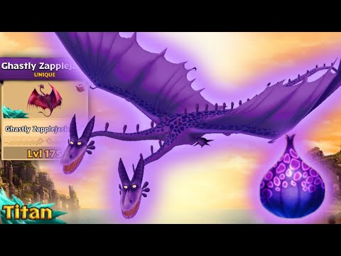GHASTLY ZAPPLEJACK - Max Level 175 — New Hybrid Dragon Showcase | Dragons: Rise of Berk