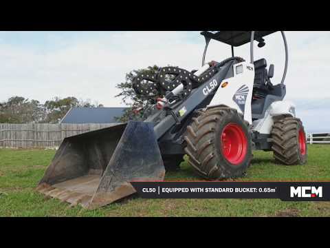 CL50 Compact Loader Flattening Farm Camp with Standard Bucket - MCM South Africa