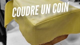 COMMENT COUDRE UN COIN/ANGLE ✂️[TUTO COUTURE] TC #19