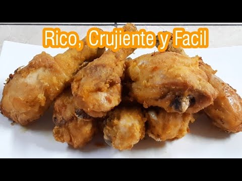 Pollo Frito al Horno crujiente y sin Aceite  - Receta Fácil