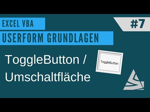 EXCEL VBA - Create Userform #7 ToggleButton / Toggle field + Sort column alphabetically (Sort)