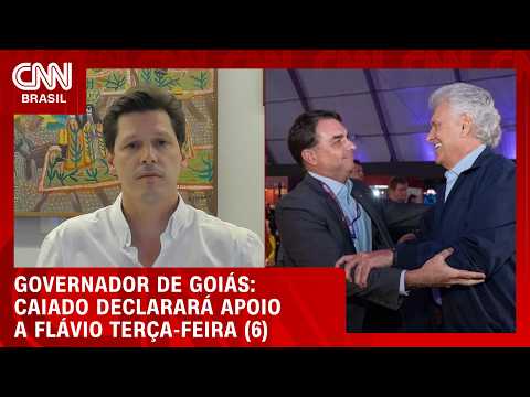 Caiado pretende levar projetos de Goiás para Flávio diz Daniel Vilela | CNN 360°