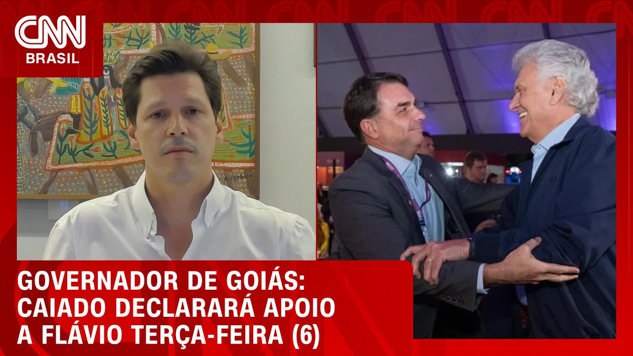 Caiado pretende levar projetos de Goiás para Flávio diz Daniel Vilela | CNN 360°