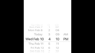 How to create a DatePicker in swift