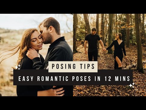 How to photograph an engagement session in a woodland (Behind the scenes) and settings in AV mode