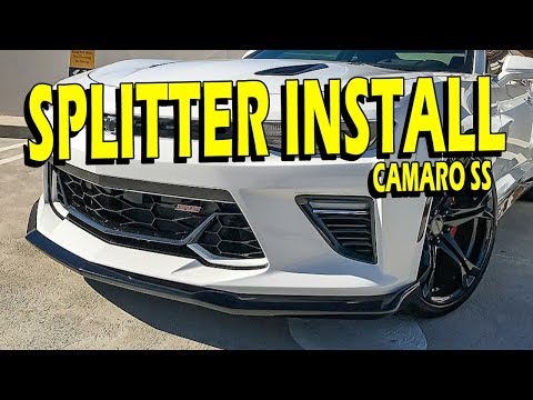 GM Camaro 16-20 Splitter Install Guide