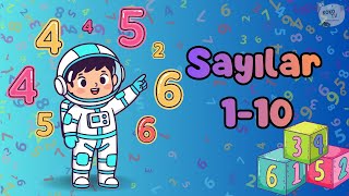 Çocuklar İçin Sayılar: 1–10 Öğreniyoruz! 🎉 Hayvanlar, Meyveler ve Şekillerle Eğlence