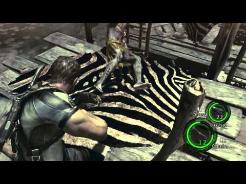 Resident evil 5 walkthrough part-19 { Get on the raft and i'll turn the crank !! }