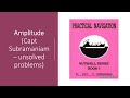 Amplitude Celestial Navigation Capt Subramaniam Practical Navigation Unsolved Problems