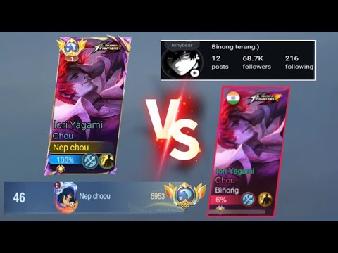 INDIA TOP SUPREME CHOU CHALLENGE ME CHOU VS CHOU WHO WILL WIN WATCH TILL END /mlbb