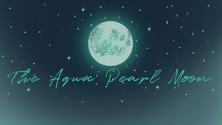 The aqua pearl moon