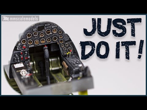 Simple technique for your model's dashboard - how to create awesome scale model instrument panels