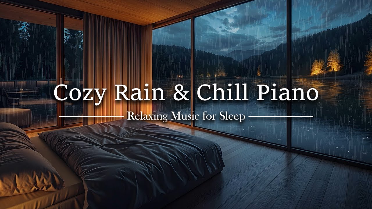CALM RAIN & SOOTHING PIANO 🌧️ Experience Serenity for Deep Sleep, Study, and Anxiety Ease 💤