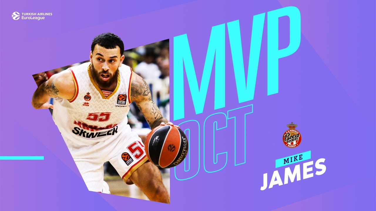 Mike James | October MVP | Turkish Airlines EuroLeague