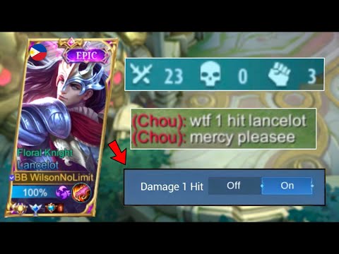 LANCELOT SECRET SETTINGS FOR AUTO WINSTREAK IN SOLO RANKED GAME!! | HARD CARRY GAMEPLAY 🔥- MLBB