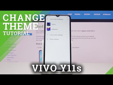 How to Change Device Theme in VIVO Y11s – Open Display Settings