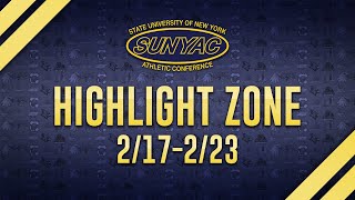 2020 SUNYAC Highlight Zone - Feb. 17-23