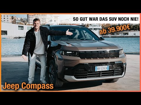 Jeep Compass im Test (2026) Unser Fahrbericht mit dem NEUEN SUV ab 39.900€! Review | e-Hybrid | POV