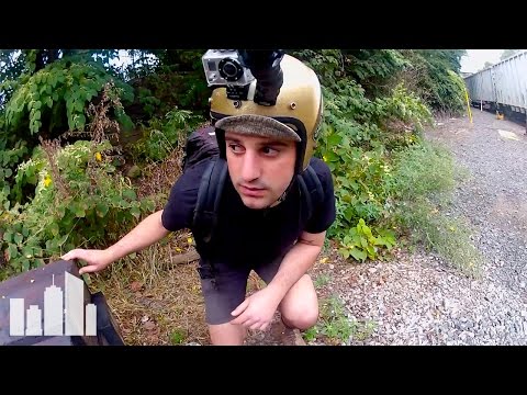 Watch This Self-Proclaimed Idiot Hop Freight Trains To Montauk
