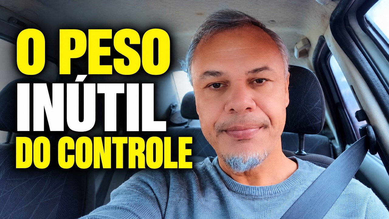 É cansativo demais estar no CONTROLE o tempo todo
