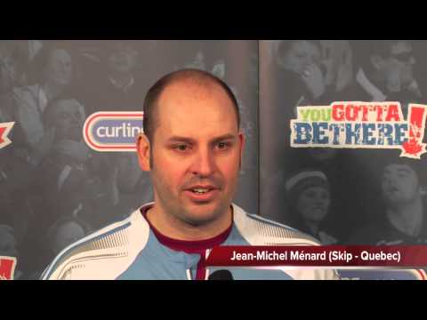 Draw 3 Media Scrum - 2014 Tim Hortons Brier