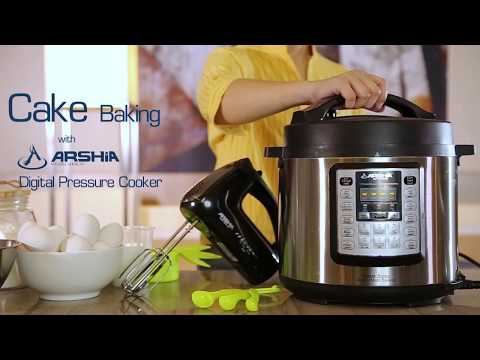 Arshia Digital Pressure Cooker - Cake Baking