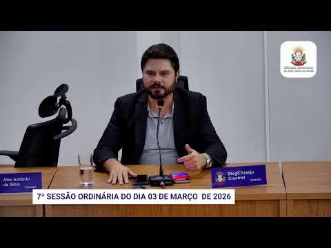 7ª SESSÃO ORDINÁRIA DO DIA 03 DE MARÇO  DE 2026