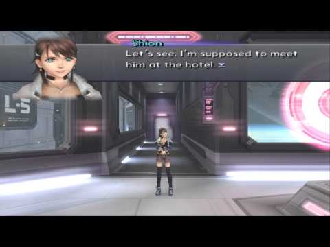 Xenosaga III HD Cutscene 026 - Dinah's Arrival (Orbital Tower) - JAPANESE - REGULAR MODE