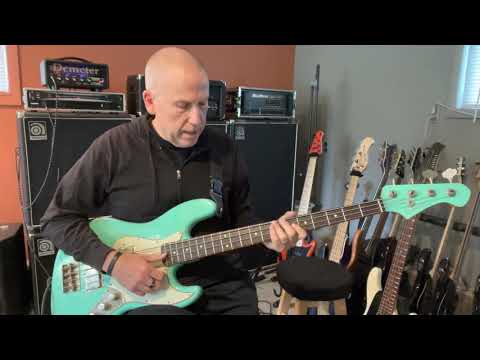 Bluesman Vintage El Dorado 2T Relic (2015) Seafoam Green w/Aguilar OBP-1 preamp