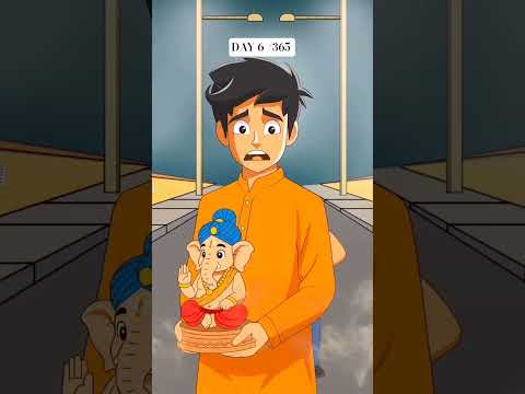 ganpati bappa moriya #shortsfeed #explore #explorepage #cartoon #viral #shorts #trending