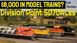 $8,000 Review: Division Point HO Scale SD70ACes +ESU LOKSound! Do they live up to the anticipation?