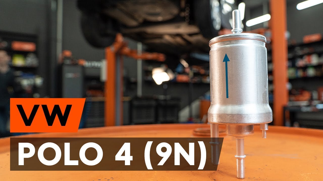 Cum să schimbați: filtru combustibil la VW Polo 9N | Ghid de înlocuire