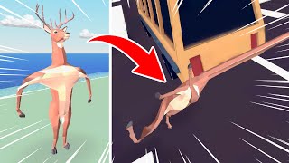 何もかもバグりまくりの神ゲー【ごく普通の鹿のゲーム DEEEER Simulator】