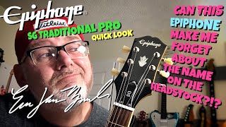 Video thumbnail for 2021 Epiphone SG Traditional Pro Quick Look by Eric Jason Brock