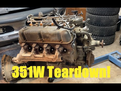 351w Teardown! New engine for my lowrider F150!