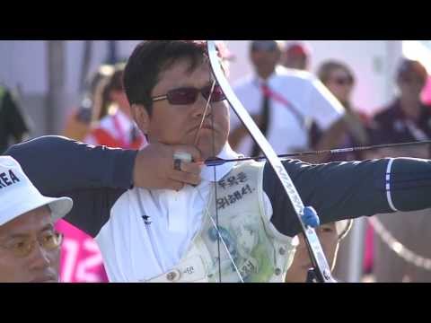 Archery - Korea v Russia - Men's Team Recurve Gold Final Match - London 2012 Paralympics