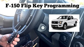 How To Program A Ford F-150 Flip Key Remote Fob 2015 - 2021 DIY Tutorial F150 - 2016, 2017, 2018