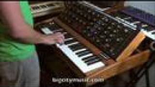 Video thumbnail for MiniMoog Voyager Old School by bigcitymusic
