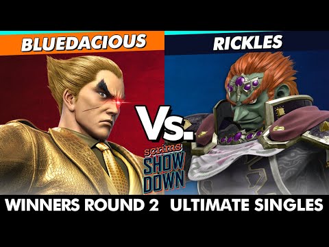 Scrims Showdown 77 - Bluedacious (Kazuya) Vs. Rickles (Ganondorf) SSBU Ultimate Tournament