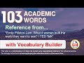 103 Academic Words Ref From What If Women Built The World They Want To See TED Talk
