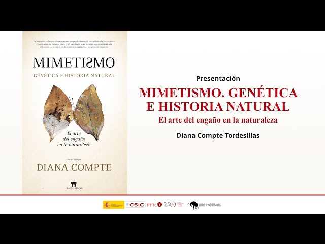 Vídeo relacionado con Mimetismo; Genética e historia natura: El arte del engaño en la naturaleza (Divulgación Científica)