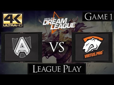 Dota 2 Alliance vs Virtus.Pro | DreamLeague Season 3 [4k]