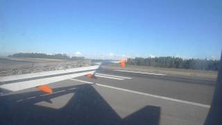 preview picture of video 'Aterrizaje Easy Jet (Asturias - España) (Vuelo Londres Stansted - Asturias)'