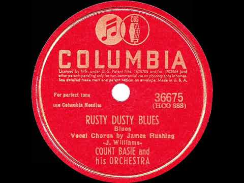 1943 HITS ARCHIVE: Rusty Dusty Blues - Count Basie (Jimmy Rushing, vocal)