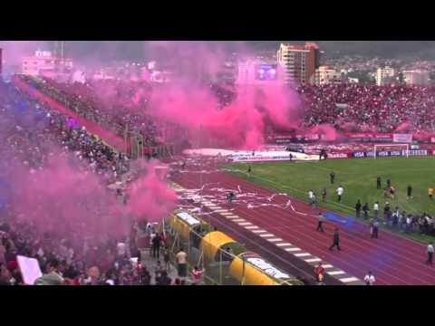 "Wilstermann recibimiento Copa Libertadores" Barra: Gurkas &bull; Club: Jorge Wilstermann