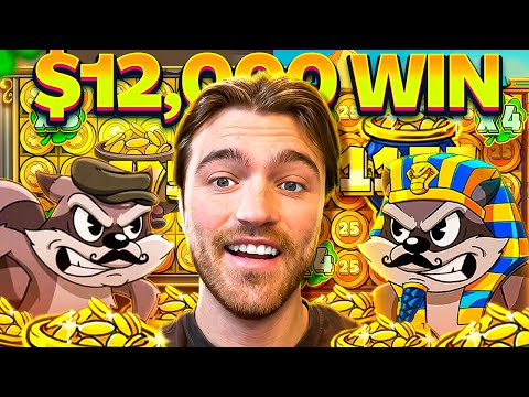 I WON $12,000 ON LE PHARAOH  (LE BANDIT vs LE PHARAOH)