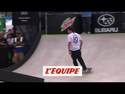 les images de la victoire d'Aurélien Giraud au Dew Tour 2019 - Adrénaline - Skateboard