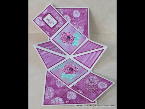 No. 660 Extra Explosion Pop Up Card - JanB UK Stampin' Up! Independent Demonstrator